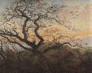 Caspar David Friedrich Tree with crows France oil painting artist